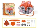 DIY 2合1狐狸手工缝纫毛毡毛线钩钩包