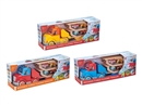 FREE WAY WOODEN TRUCK W/LIGHT & MUSIC(INCLUDE BATTERY)