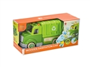 FREE WAY WOODEN TRUCK W/LIGHT & MUSIC(INCLUDE BATTERY)
