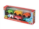 FREE WAY WOODEN CAR 6PCS