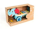 FREE WAY WOODEN ANIMALS XYLOPHONE W/LIGHT & MUSIC(NOT INCLUDE BATTERY)