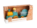 FREE WAY WOODEN TRAIN W/LIGHT & MUSIC(INCLUDE BATTERY)