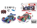 2.4G 1:16 7-CHANNE R/C CAR W/LIGHT & MUSIC & SPRAY(INCLUDED BATTERY),2COLOURS