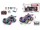 2.4G 1:16 7-CHANNE R/C CAR W/LIGHT & MUSIC & SPRAY(INCLUDED BATTERY),2COLOURS