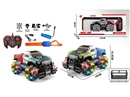 2.4G 1:16 7-CHANNE R/C CAR W/LIGHT & MUSIC & SPRAY(INCLUDED BATTERY),2COLOURS