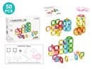 3.75CM MAGNETIC BUILDING TILES 50PCS