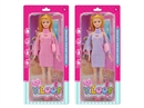 11.5"SOLID BODY DOLL W/ACCESSORIES,2ASST