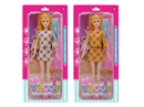 11.5"SOLID BODY DOLL W/ACCESSORIES,2ASST