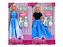 11.5"SOLID BODY DOLL W/ACCESSORIES，2ASST