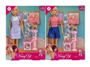11.5"SOLID BODY DOLL W/ACCESSORIES，2ASST