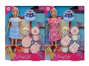 11.5"SOLID BODY DOLL W/ACCESSORIES，2ASST