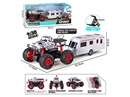 1:30 DOUBLE FRICTION DIE-CAST CAR SET W/LIGHT & MUSIC & CAN OPEN THE DOOR