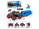 1:30 DOUBLE FRICTION DIE-CAST CAR SET W/LIGHT & MUSIC & CAN OPEN THE DOOR