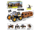 1:30 DOUBLE FRICTION DIE-CAST CAR SET W/LIGHT & MUSIC & CAN OPEN THE DOOR