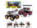 1:30 DOUBLE FRICTION DIE-CAST CAR 2PCS W/LIGHT & MUSIC & CAN OPEN THE DOOR