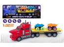 FRCITION SHARK TRUCK W/FREE WAY CAR 2PCS,2COLOURS