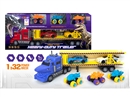 FRCITION SHARK TRUCK W/FREE WAY CAR 5PCS,2COLOURS