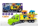 FRCITION DINOSAUR TRUCK W/FREE WAY CAR 4PCS,2COLOURS
