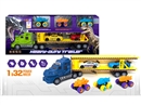 FRCITION DINOSAUR TRUCK W/FREE WAY CAR 5PCS,2COLOURS