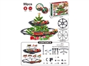 B/O TRAIN RAIL SET W/LIGHT & SOUNDS 99PCS
