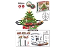 B/O TRAIN RAIL SET W/LIGHT & SOUNDS 68PCS