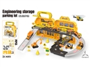 PARKING LOT W/1PCS DIE-CAST CAR，36PCS