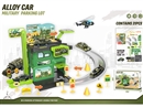 PARKING LOT W/1PCS DIE-CAST CAR，31PCS