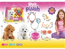 PLUSH DOG SET W/DOCTOR SET,2COLOURS