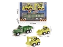 FRICTION MILITARY TRUCK SET