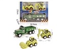 FRICTION MILITARY TRUCK SET