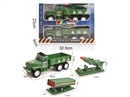 FRICTION MILITARY TRUCK SET