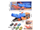 CATAPULT DINOSAUR CAR W/FREE WAY DIE-CAST CAR 2PCS