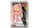 14CM RUBBER DOLL W/KEYCHAIN
