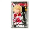 14CM RUBBER DOLL W/KEYCHAIN