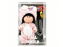 14CM RUBBER DOLL W/KEYCHAIN
