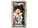 14CM RUBBER DOLL W/KEYCHAIN