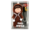 14CM RUBBER DOLL W/KEYCHAIN