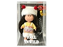 14CM RUBBER DOLL W/KEYCHAIN