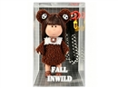 14CM RUBBER DOLL W/KEYCHAIN