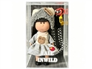 14CM RUBBER DOLL W/KEYCHAIN