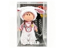 14CM RUBBER DOLL W/KEYCHAIN