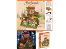 3D WOODEN BUILDING BLOCKS W/LIGHT & MUSIC（NOT INCLUDED BATTERY）