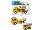 FRICTION TRUCK W/FREE WAY CONSTRUCTION CAR