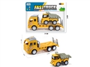 FRICTION TRUCK W/FREE WAY CONSTRUCTION CAR