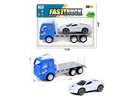 FRICTION POLICE CAR W/FRICTION CAR