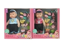 12"BLOW MOLD DOLL W/4 SOUND IC & ACCESSORIES,2ASST
