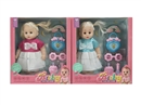 12"BLOW MOLD DOLL W/4 SOUND IC & ACCESSORIES,2ASST