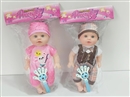 14"BLOW MOLD DOLL W/4 SOUND IC & ACCESSORIES,2ASST