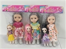 10" & 6" BLOW MOLD DOLL W/3D EYES,3ASST