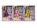 11"JOINT BODY DOLL W/ACCESSORIES,3ASST